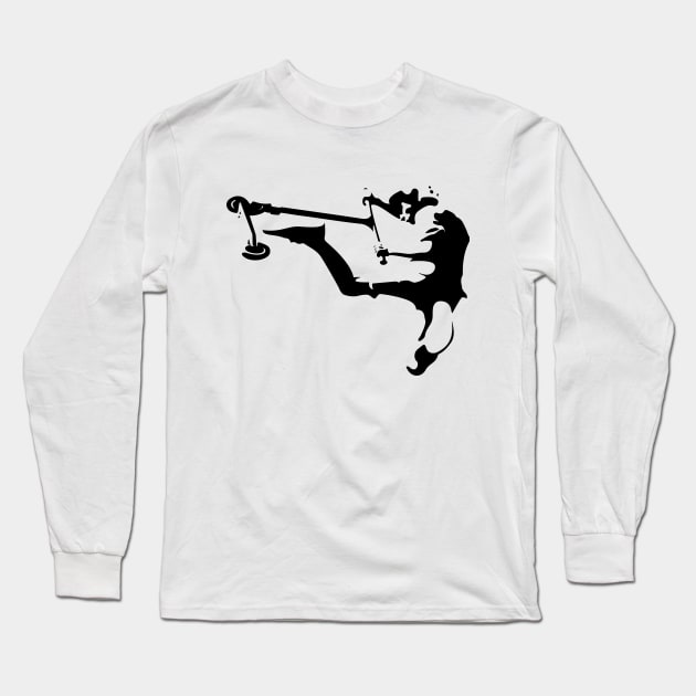 Freestyle stunt scooter trick Long Sleeve T-Shirt by stuntscooter